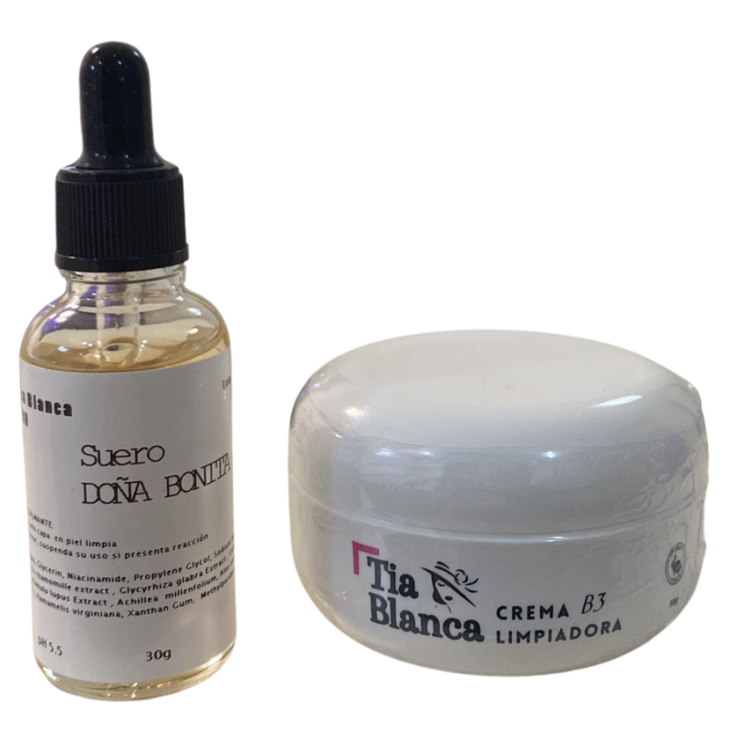 Kit Serum doña bonita + Crema tía blanca (Formato Gel)